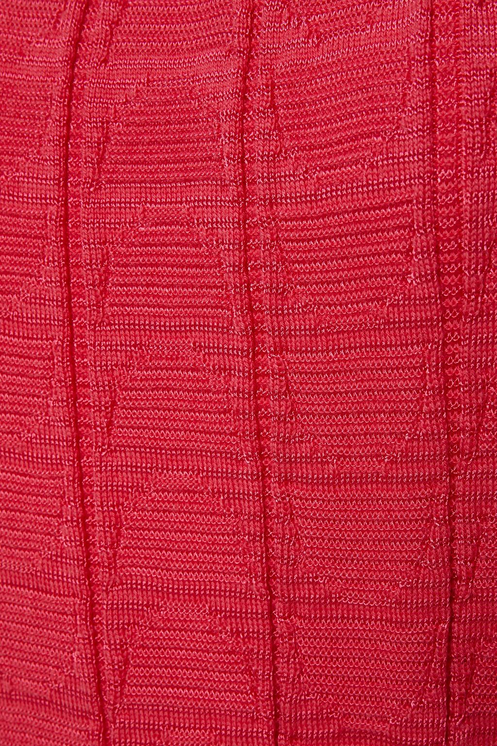 M MISSONI Belted crochet-knit wool-blend dress