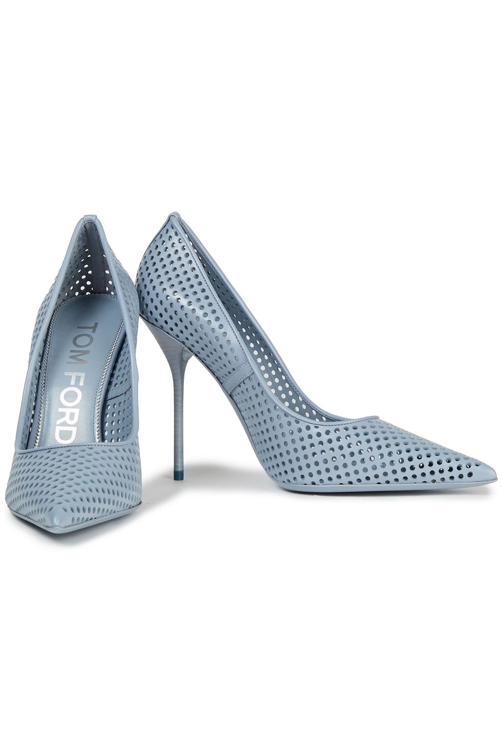 TOM FORD Perforated leather pumps