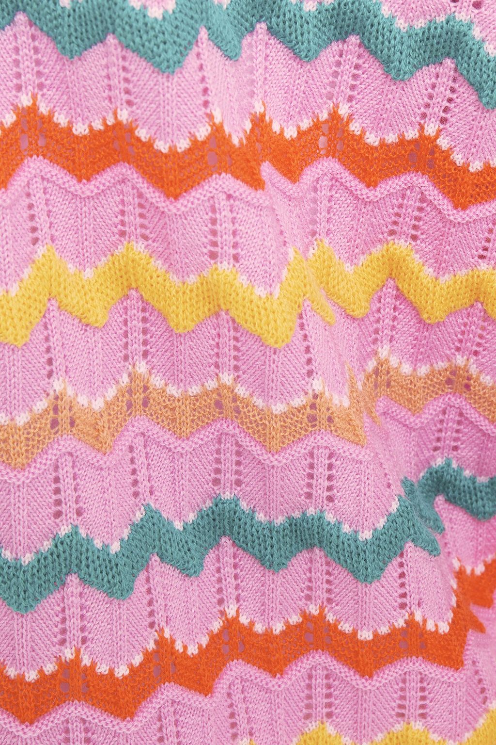 M MISSONI Crochet-knit wool-blend cardigan