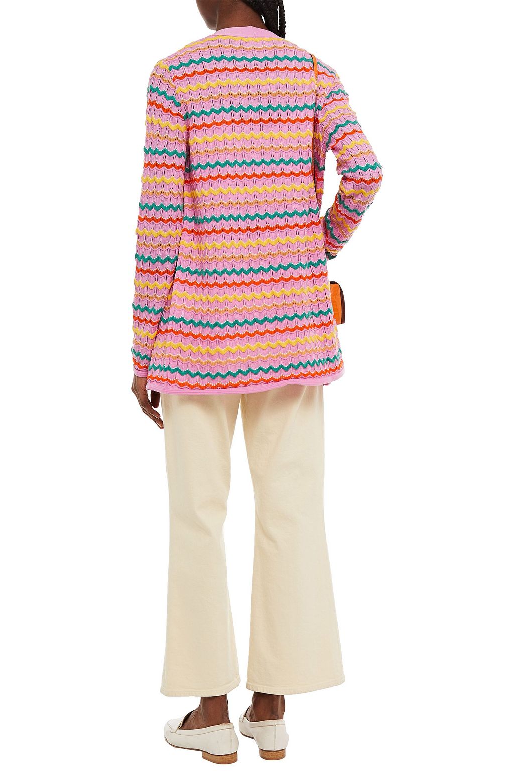 M MISSONI Crochet-knit wool-blend cardigan