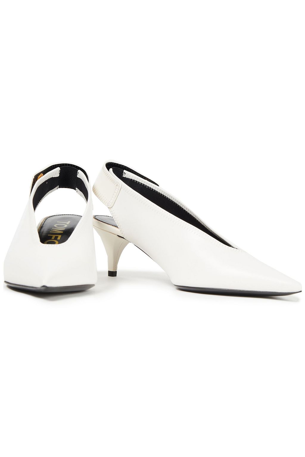 TOM FORD Leather slingback pumps