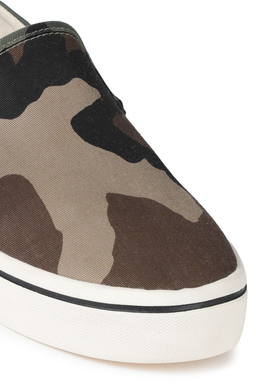 R13 Camouflage-print cotton-gabardine sneakers