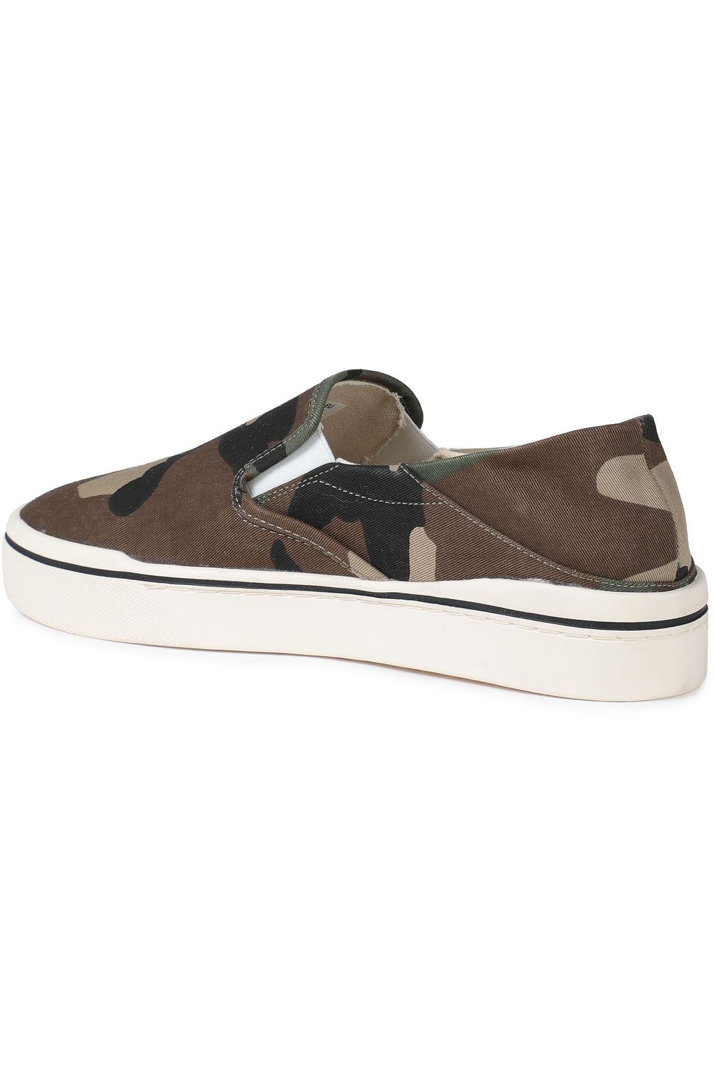 R13 Camouflage-print cotton-gabardine sneakers