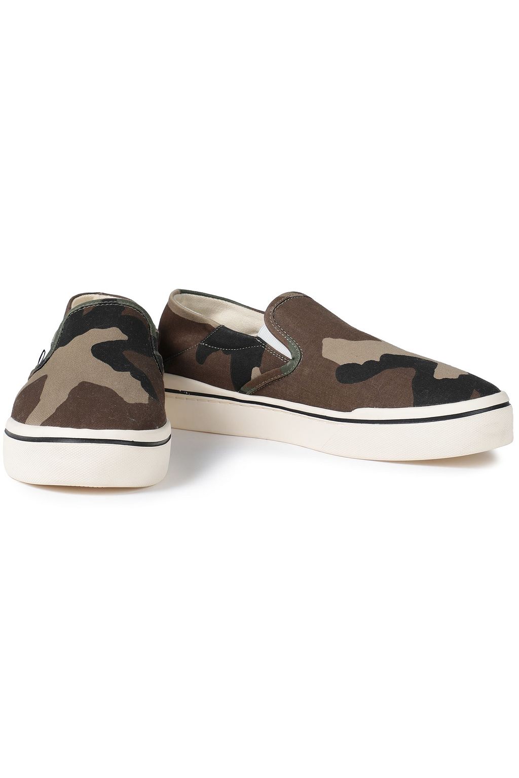 R13 Camouflage-print cotton-gabardine sneakers