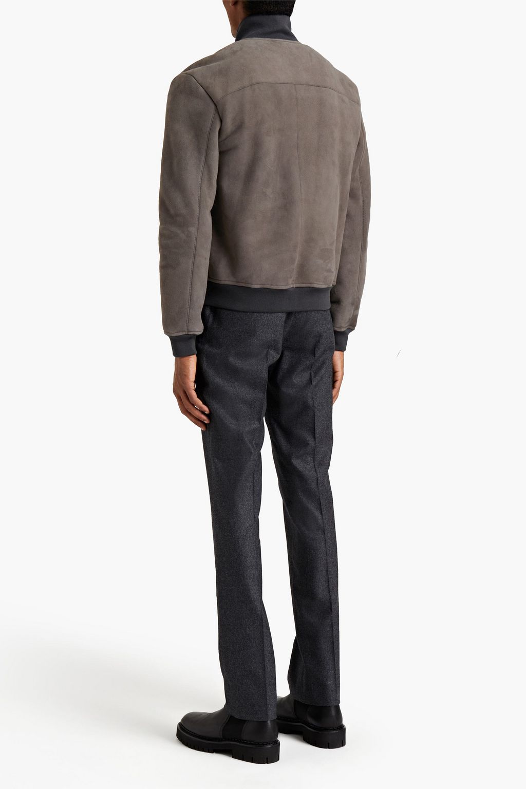 DUNHILL Shearling bomber jacket