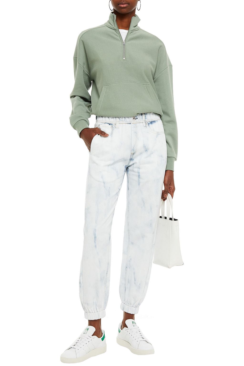RAG & BONE City organic cotton-fleece sweatshirt