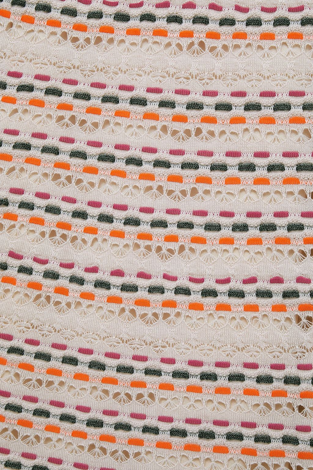 M MISSONI Crochet-knit wool-blend mini dress