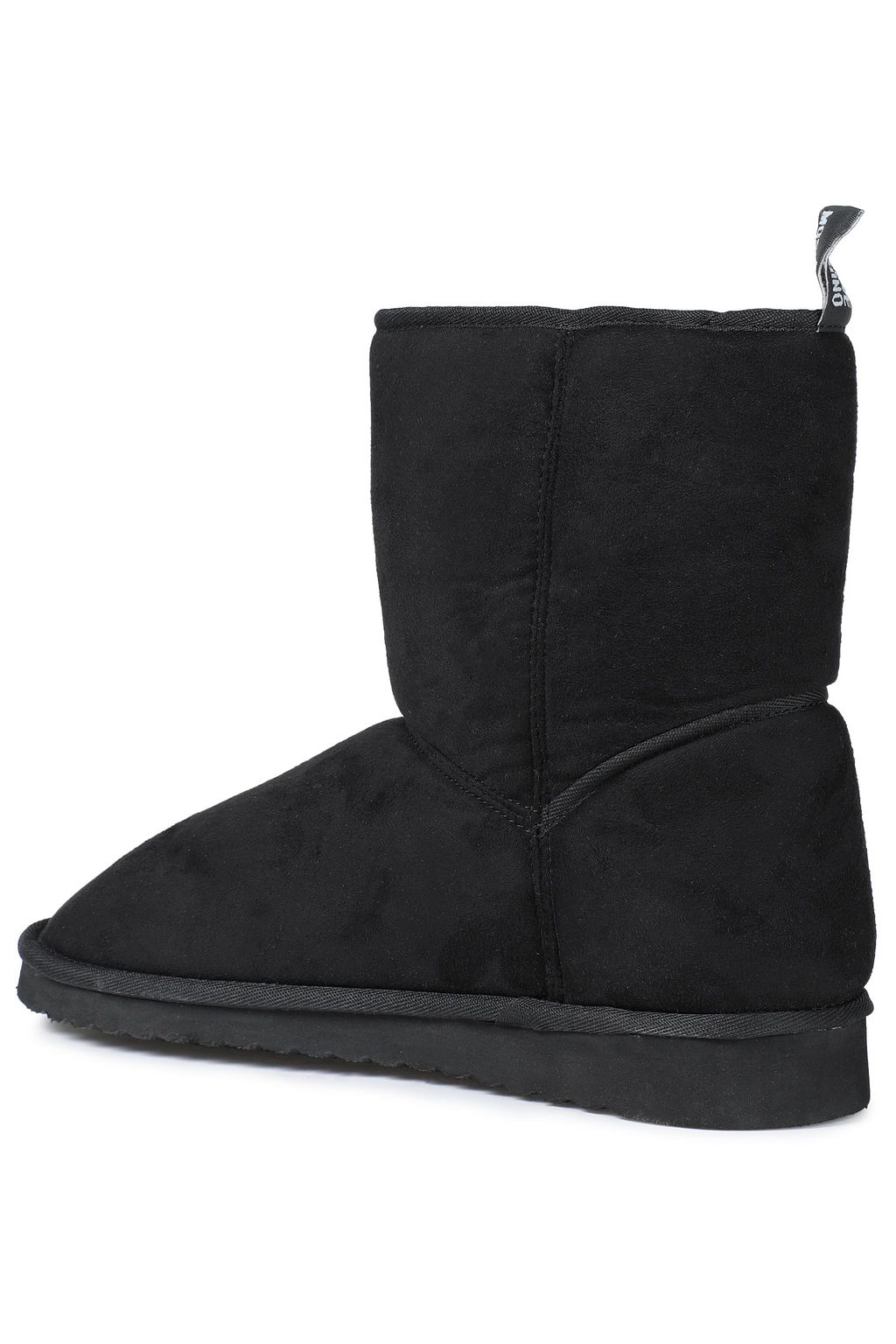LOVE MOSCHINO Embellished faux suede ankle boots