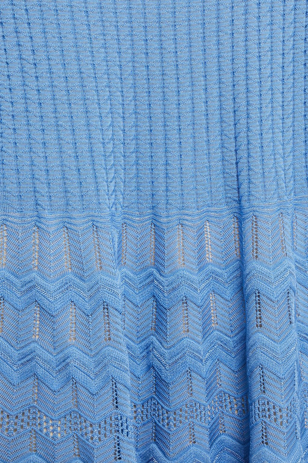 M MISSONI Crochet-knit wool-blend dress