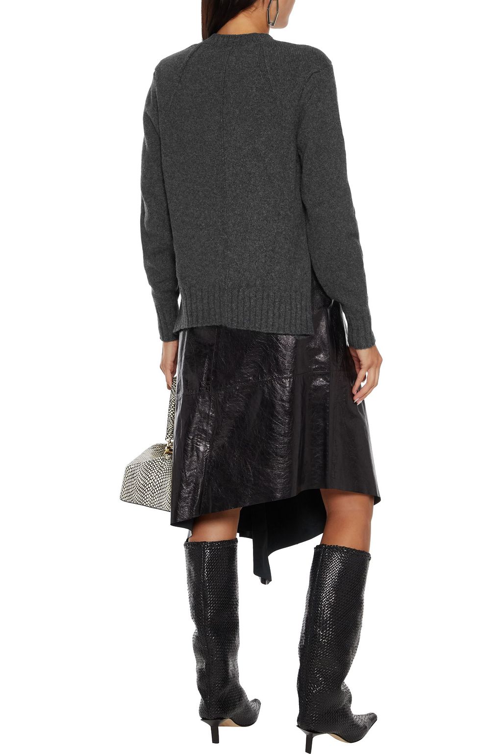 ISABEL MARANT Dinn mélange wool-blend sweater