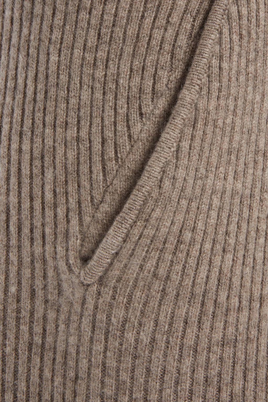 NAADAM Ribbed mélange cashmere tapered pants