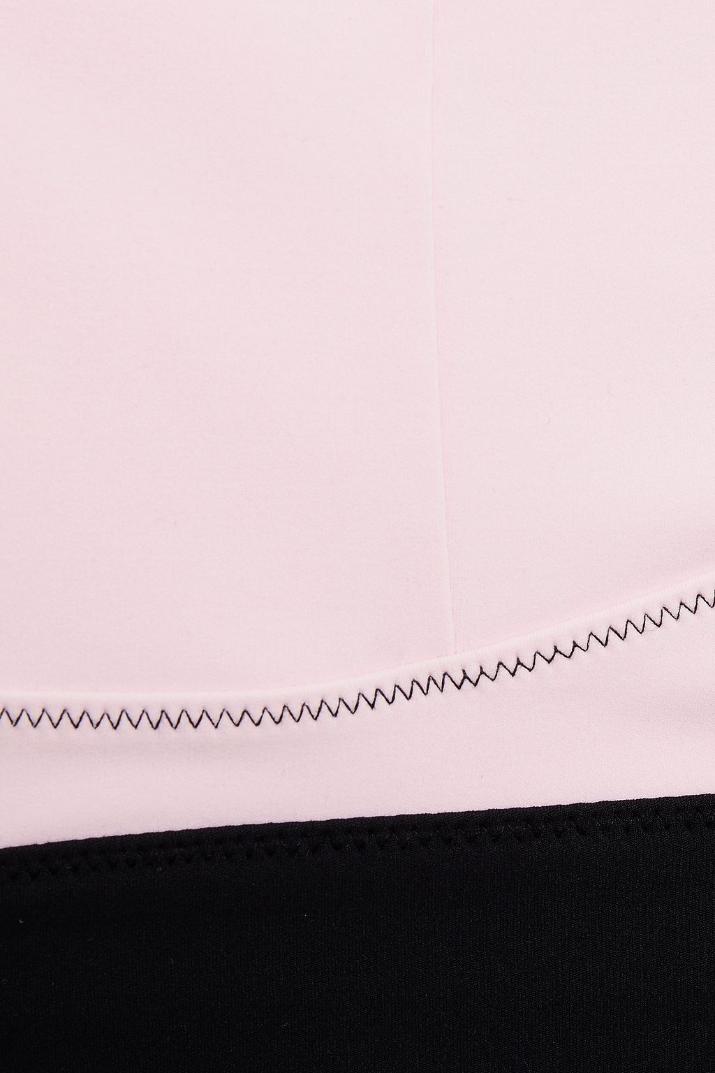 SOLID & STRIPED SPORT Cutout striped stretch-jersey sports bra