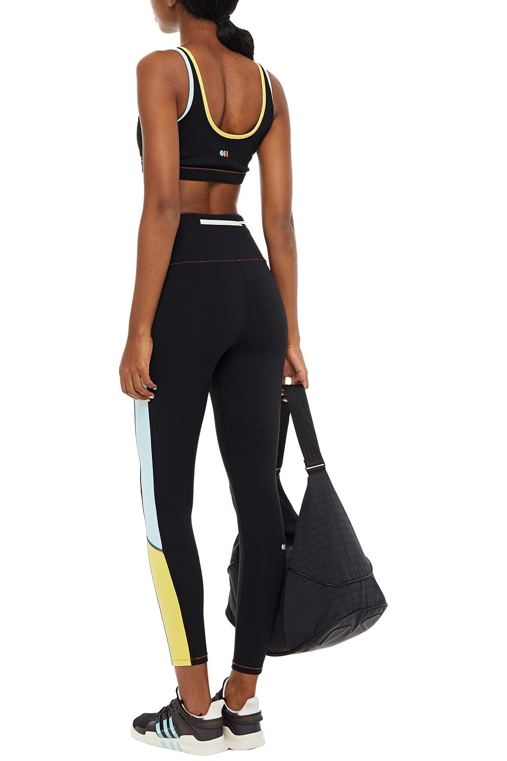 SOLID & STRIPED SPORT High Tide ribbed jersey sports bra