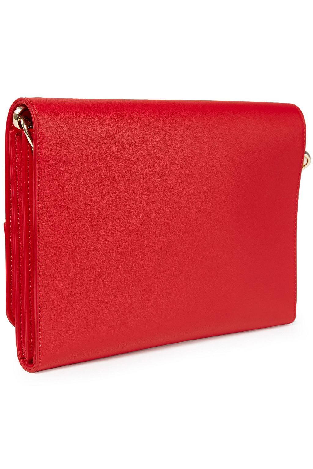 LOVE MOSCHINO Studded faux leather clutch