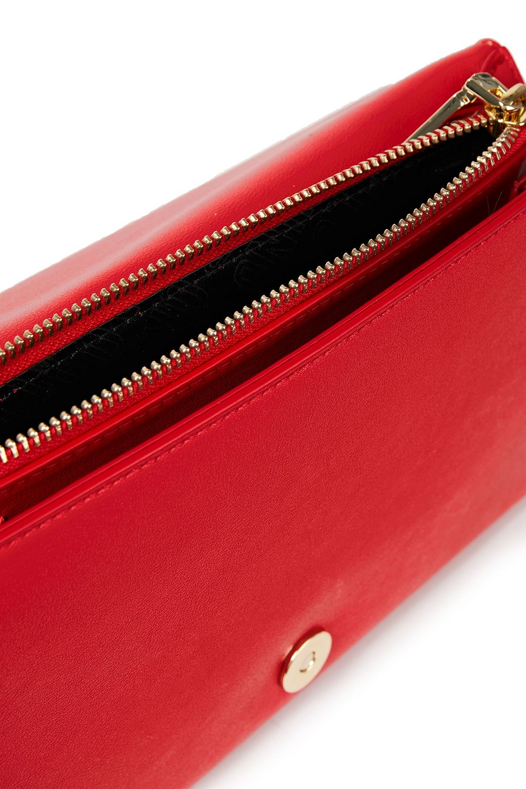 LOVE MOSCHINO Studded faux leather clutch