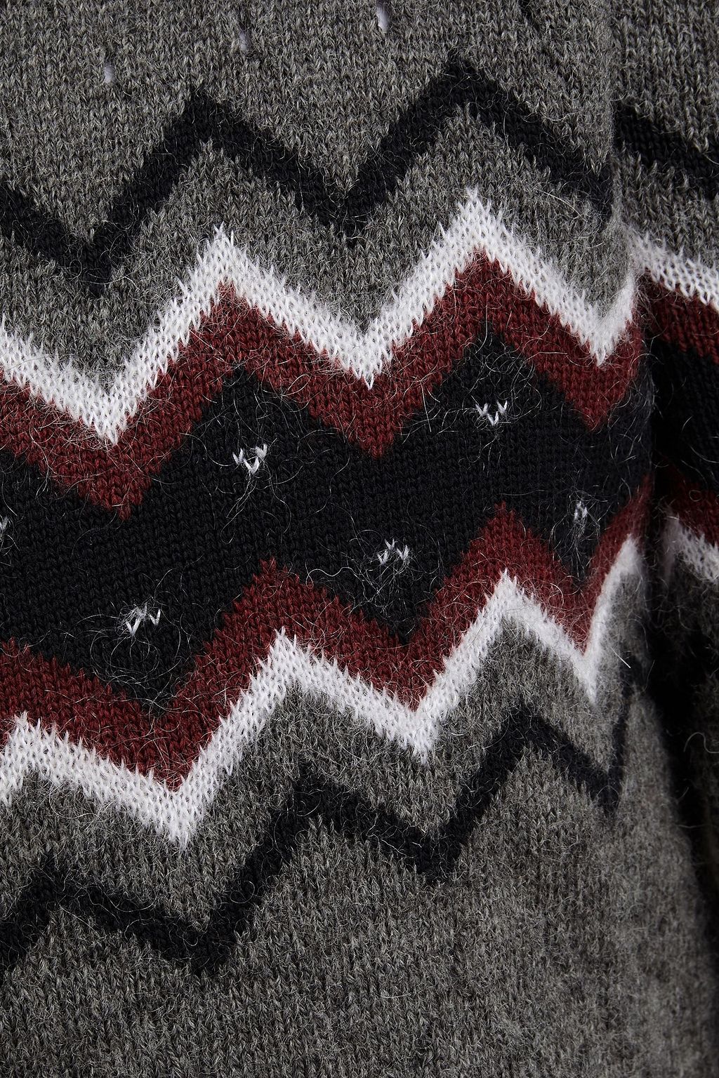 DSQUARED2 Jacquard-knit alpaca and wool-blend cardigan