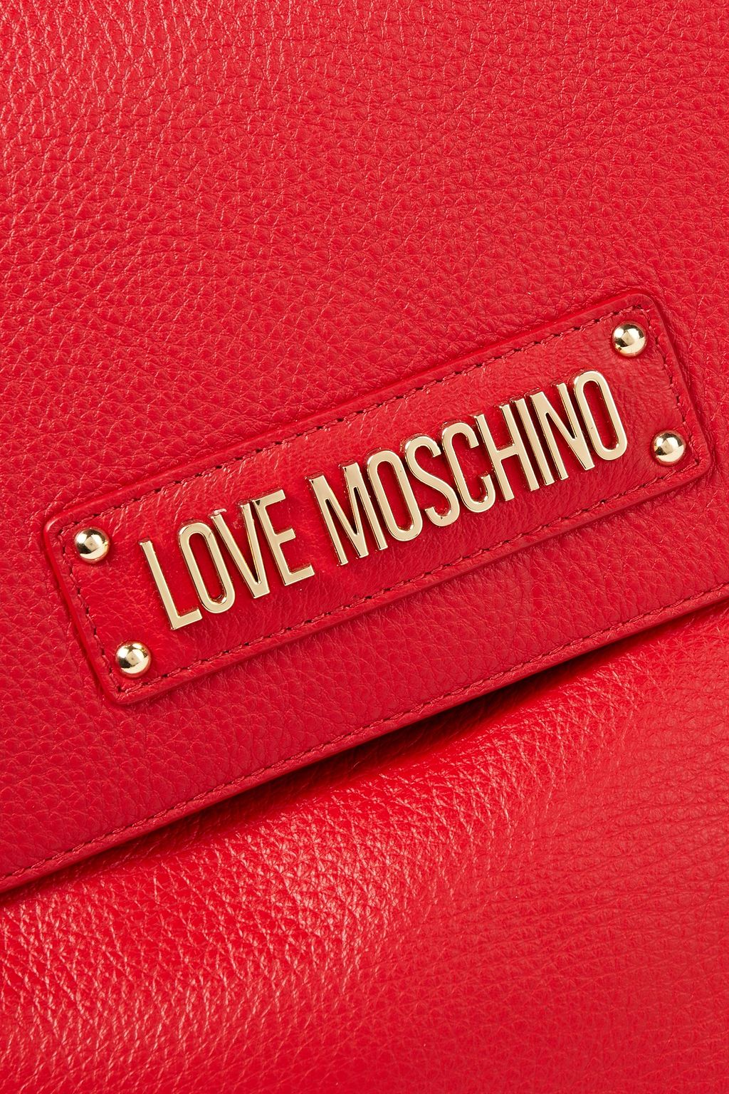 LOVE MOSCHINO Pebbledleather backpack THE