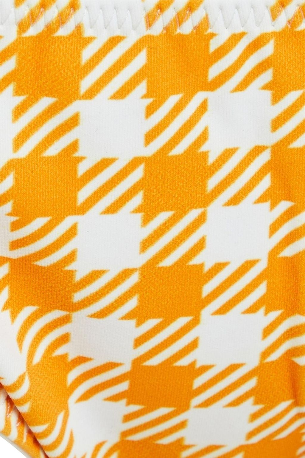 CAROLINE CONSTAS Gingham low-rise bikini briefs