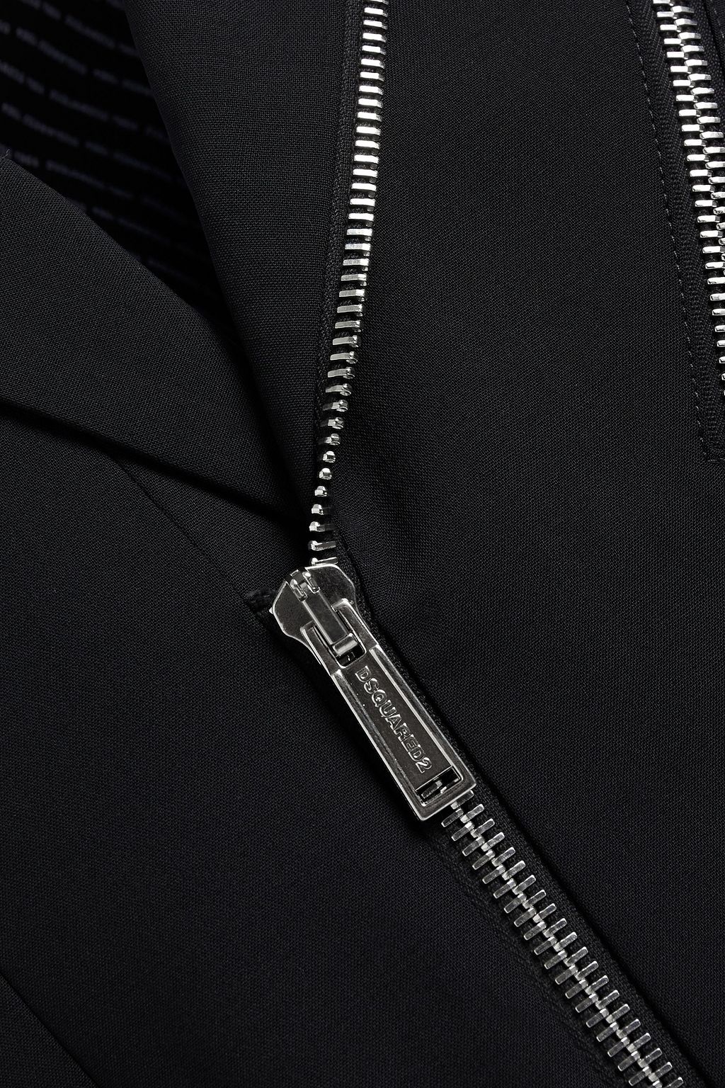 DSQUARED2 Zip-detailed stretch-wool crepe blazer