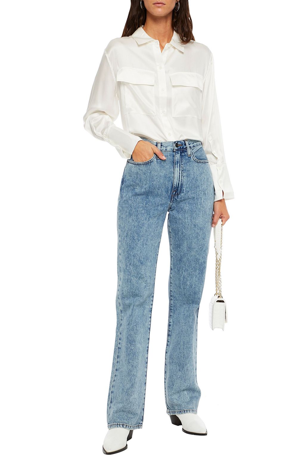 FRAME Le Jane high-rise straight-leg jeans