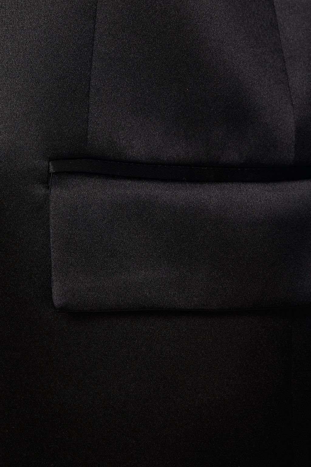 AMANDA WAKELEY Silk-satin crepe tuxedo jacket
