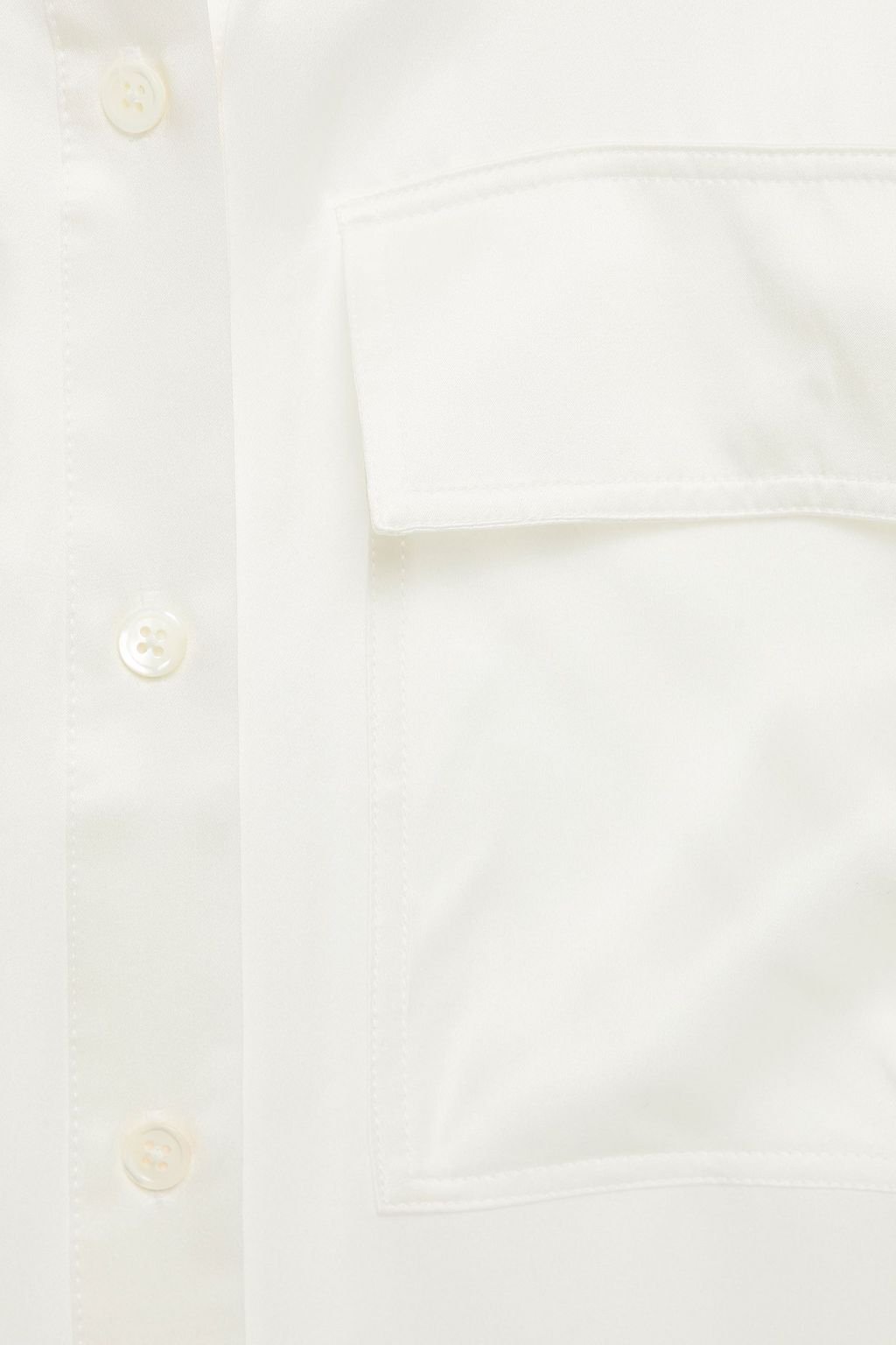 FRAME Silk-satin shirt