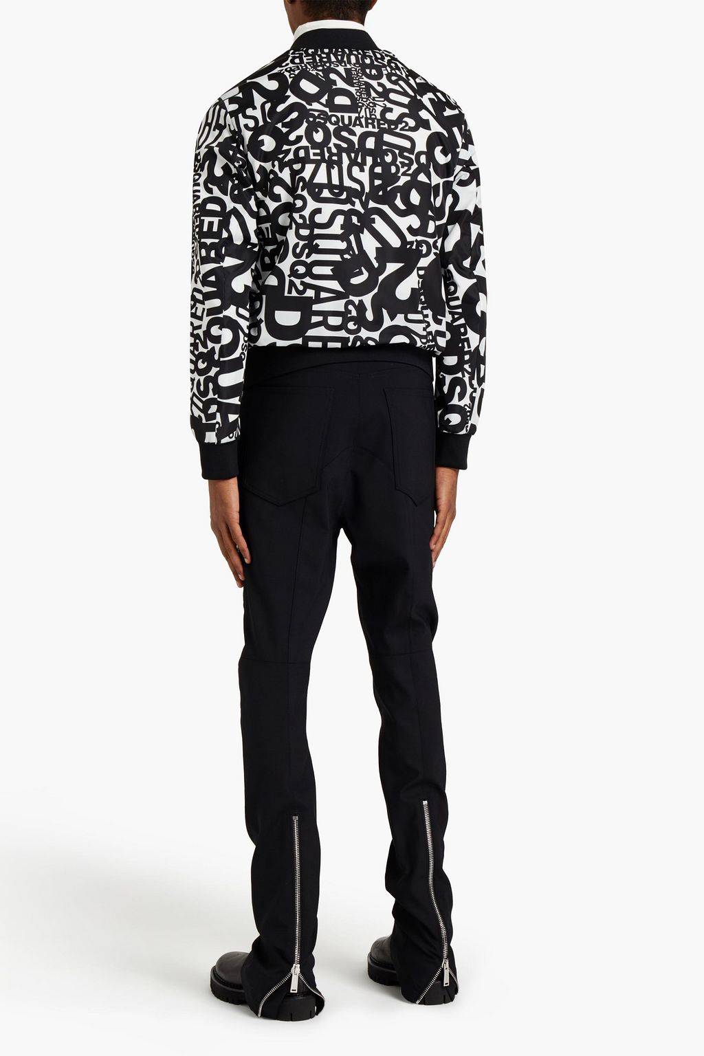 DSQUARED2 Printed shell bomber jacket