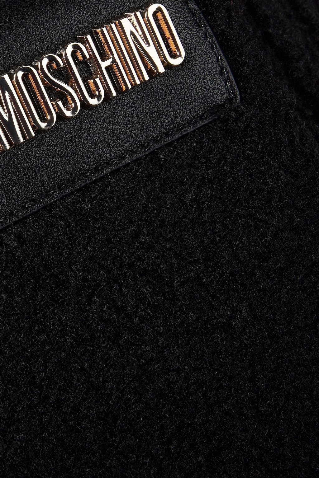 LOVE MOSCHINO Faux shearling tote