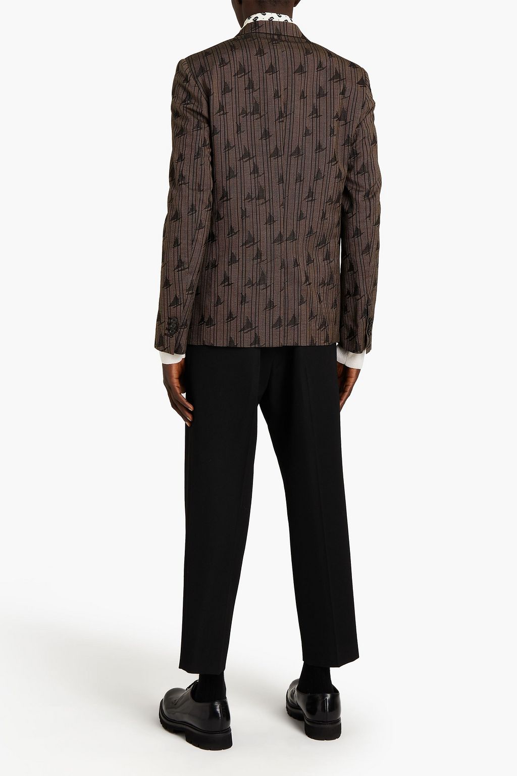 MARNI Cotton, wool and mohair-blend jacquard blazer
