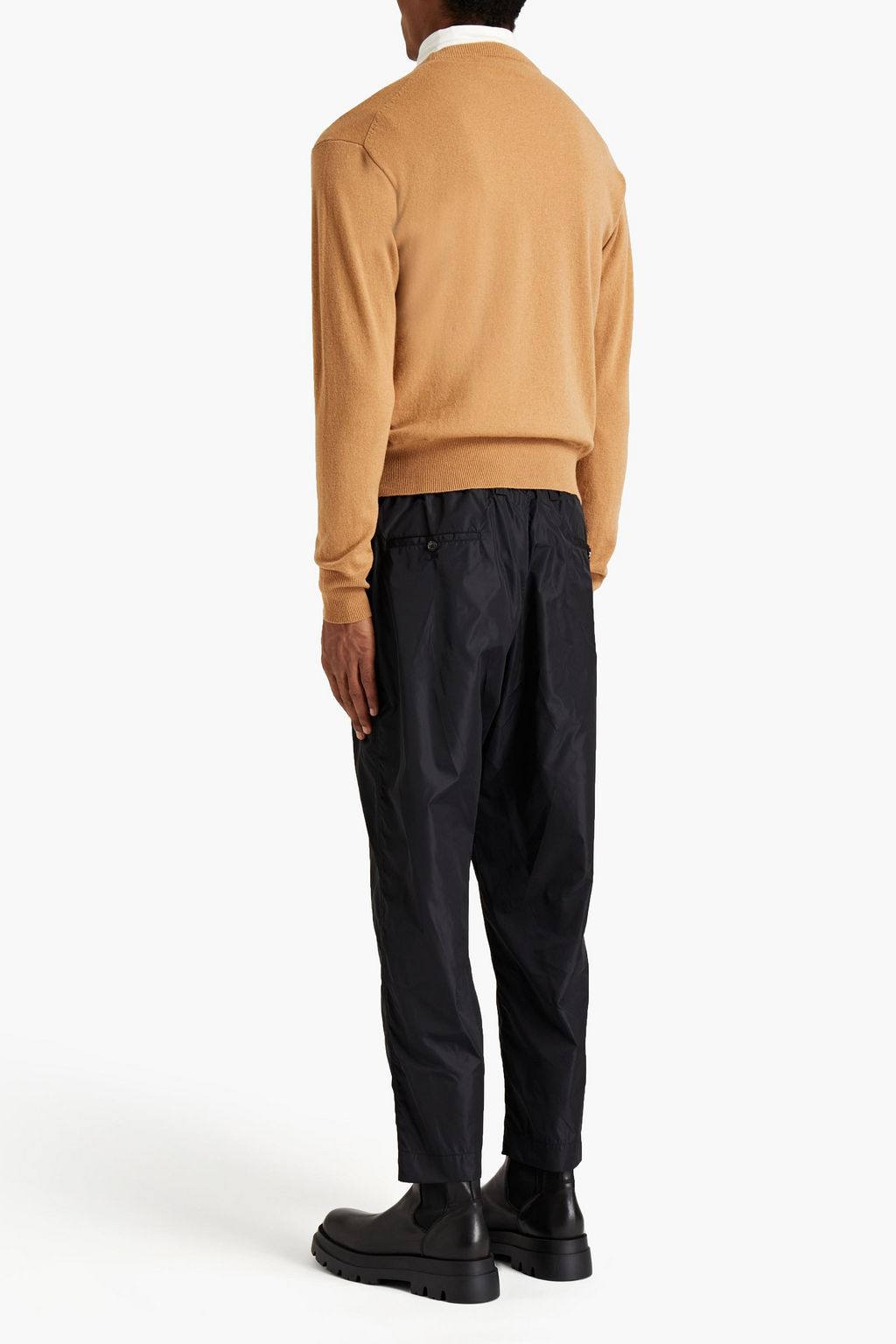 MARNI Tapered pleated shell pants