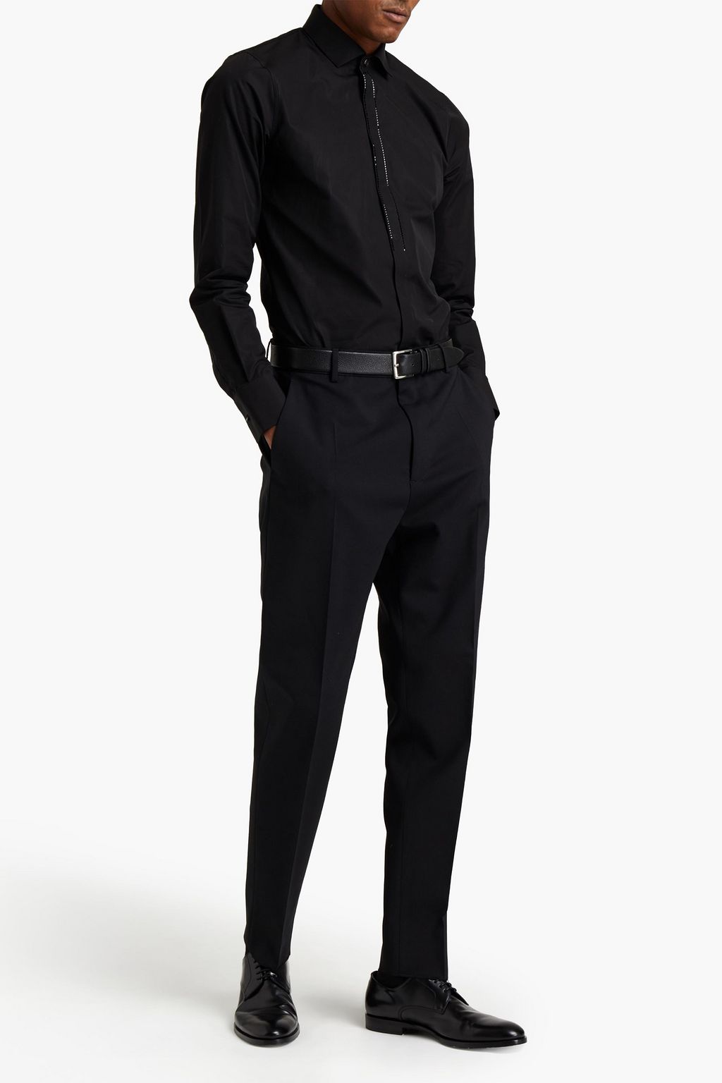 DSQUARED2 Tapered stretch-wool crepe suit pants