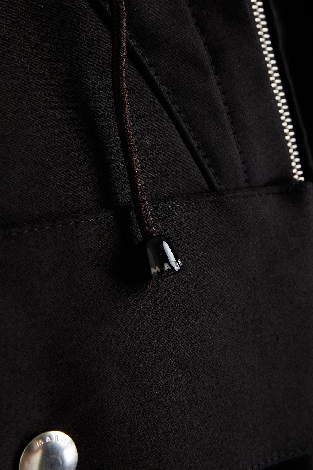 MARNI Cotton-twill hooded jacket