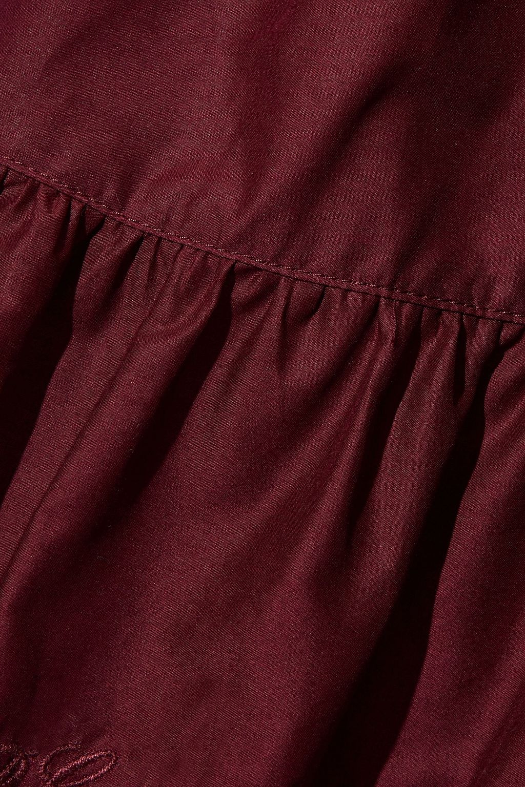 SEE BY CHLOÉ Tiered broderie anglaise cotton mini dress