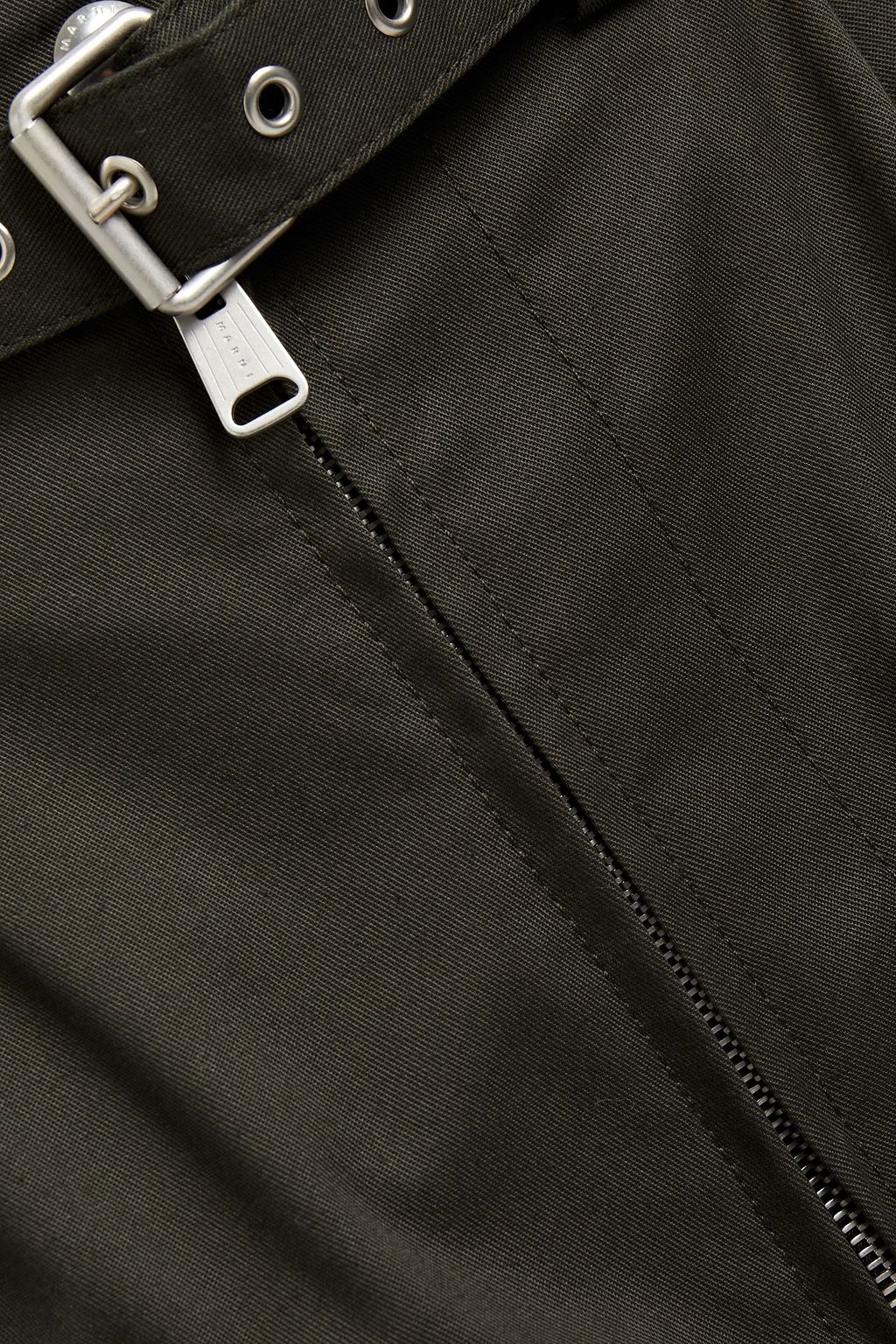 MARNI Tapered belted twill pants