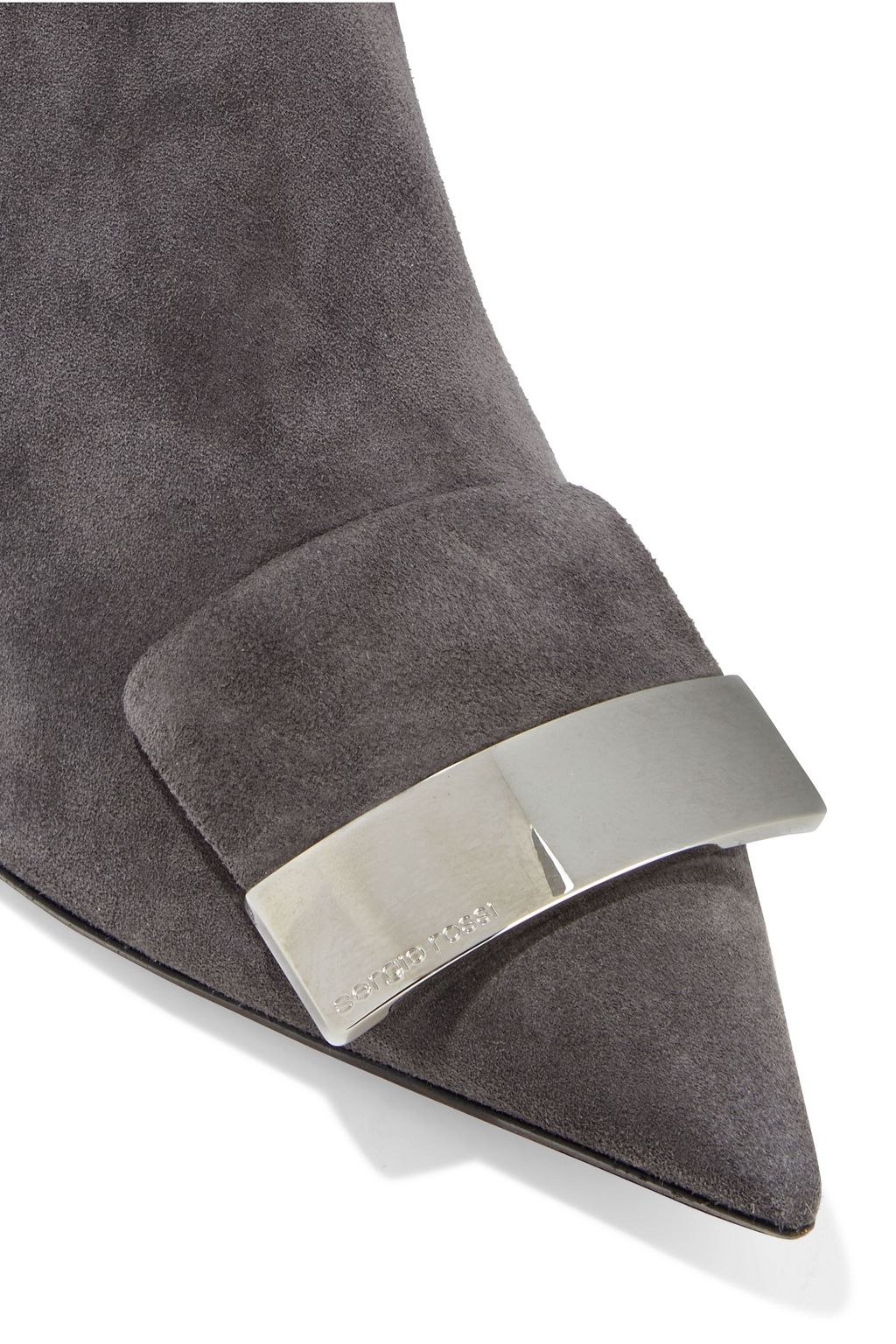 SERGIO ROSSI sr1 embellished suede ankle boots