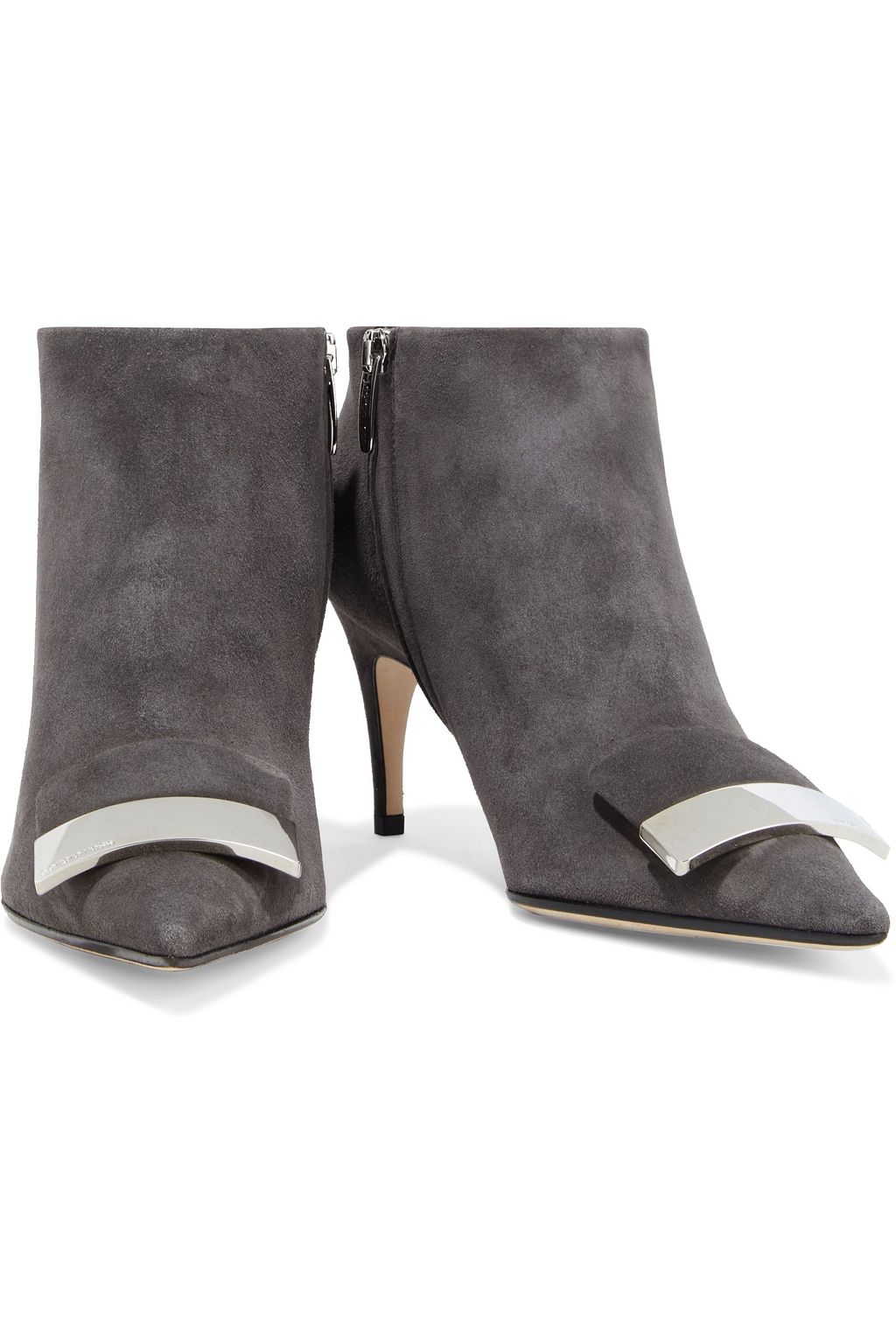SERGIO ROSSI sr1 embellished suede ankle boots