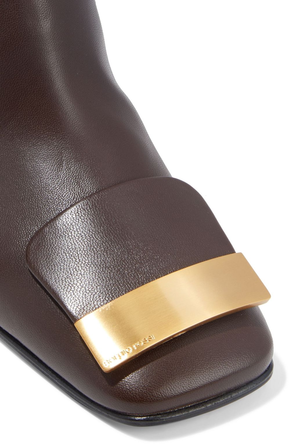 SERGIO ROSSI sr1 embellished leather ankle boots