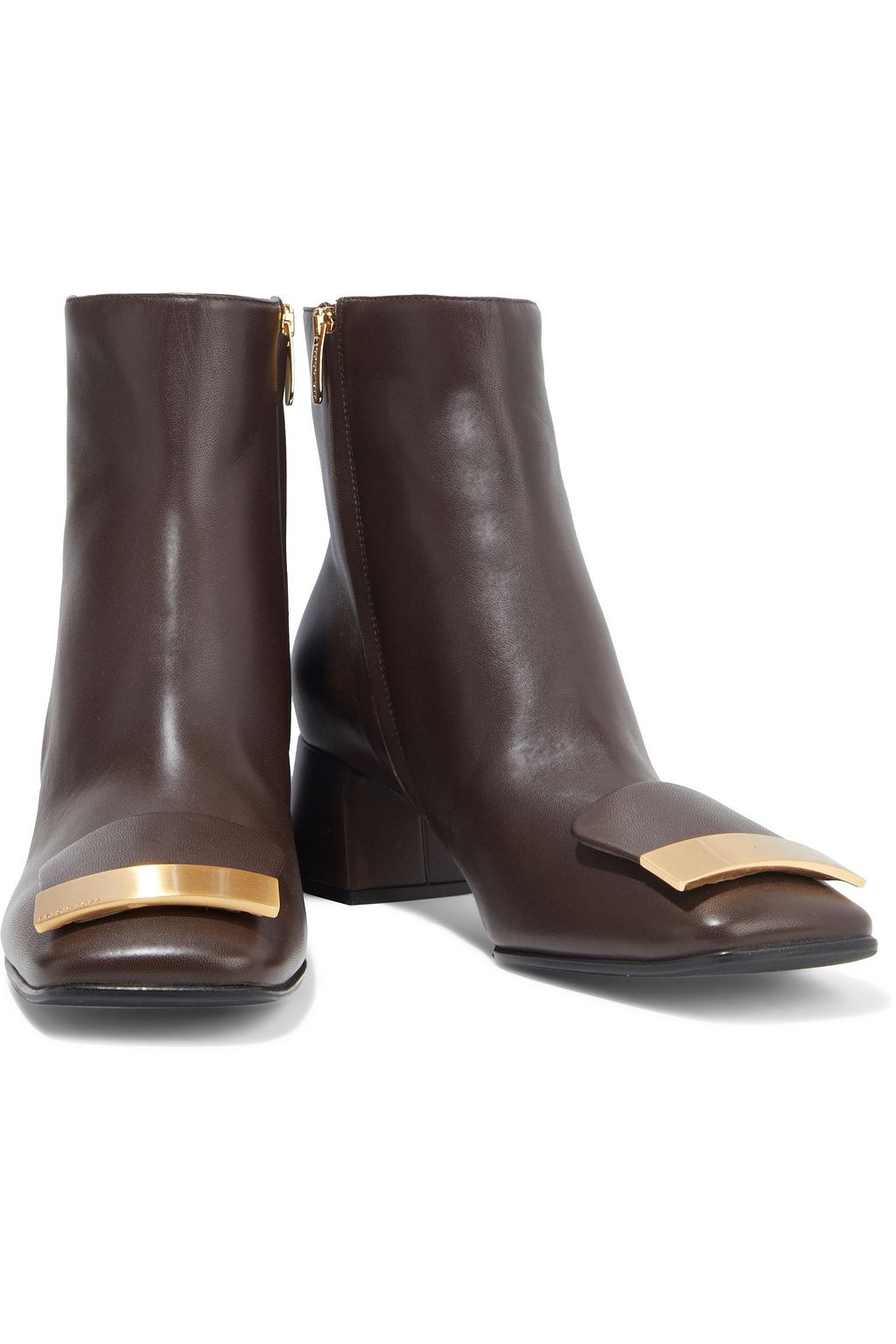 SERGIO ROSSI sr1 embellished leather ankle boots