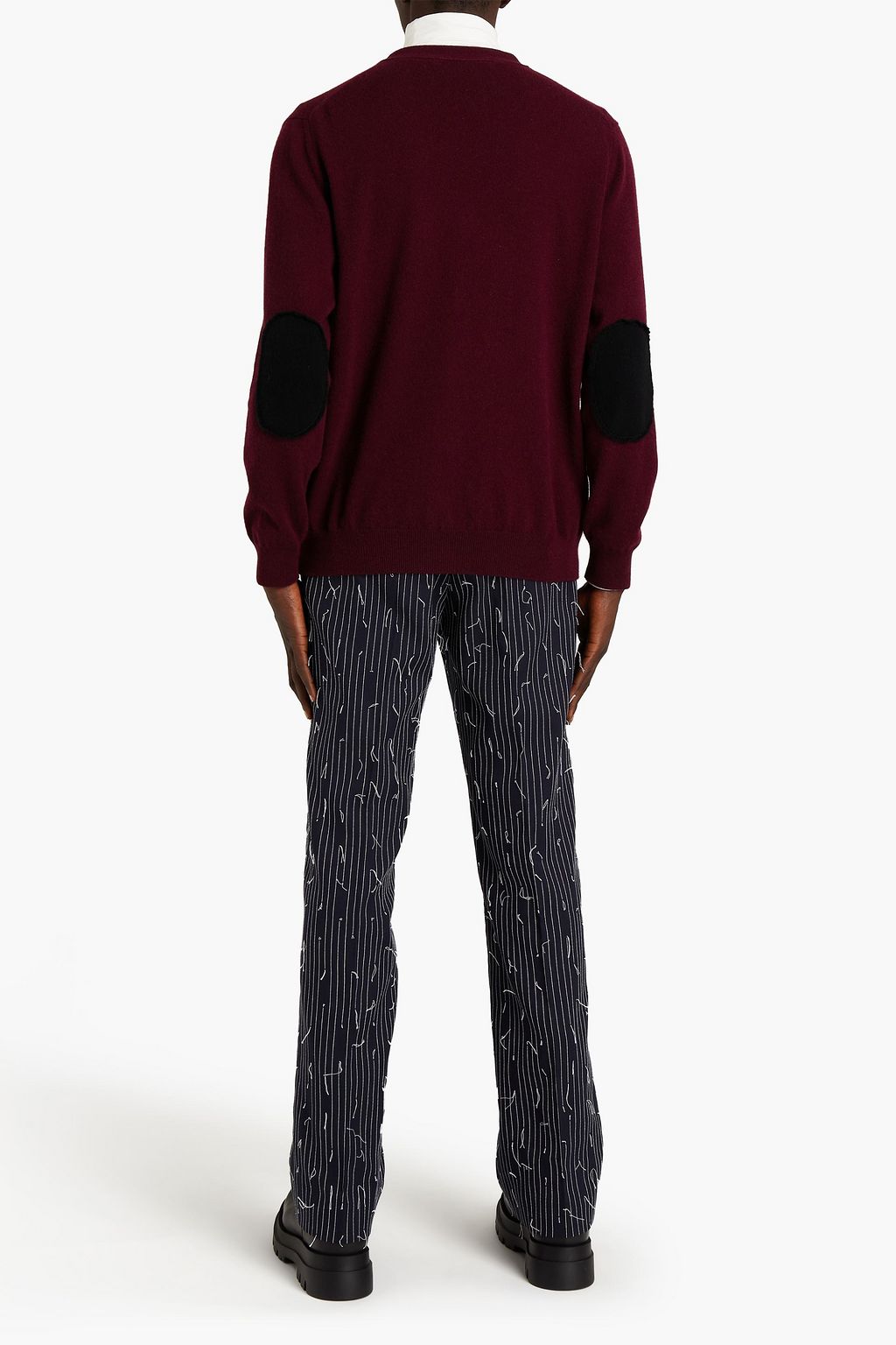 MARNI Intarsia cashmere cardigan