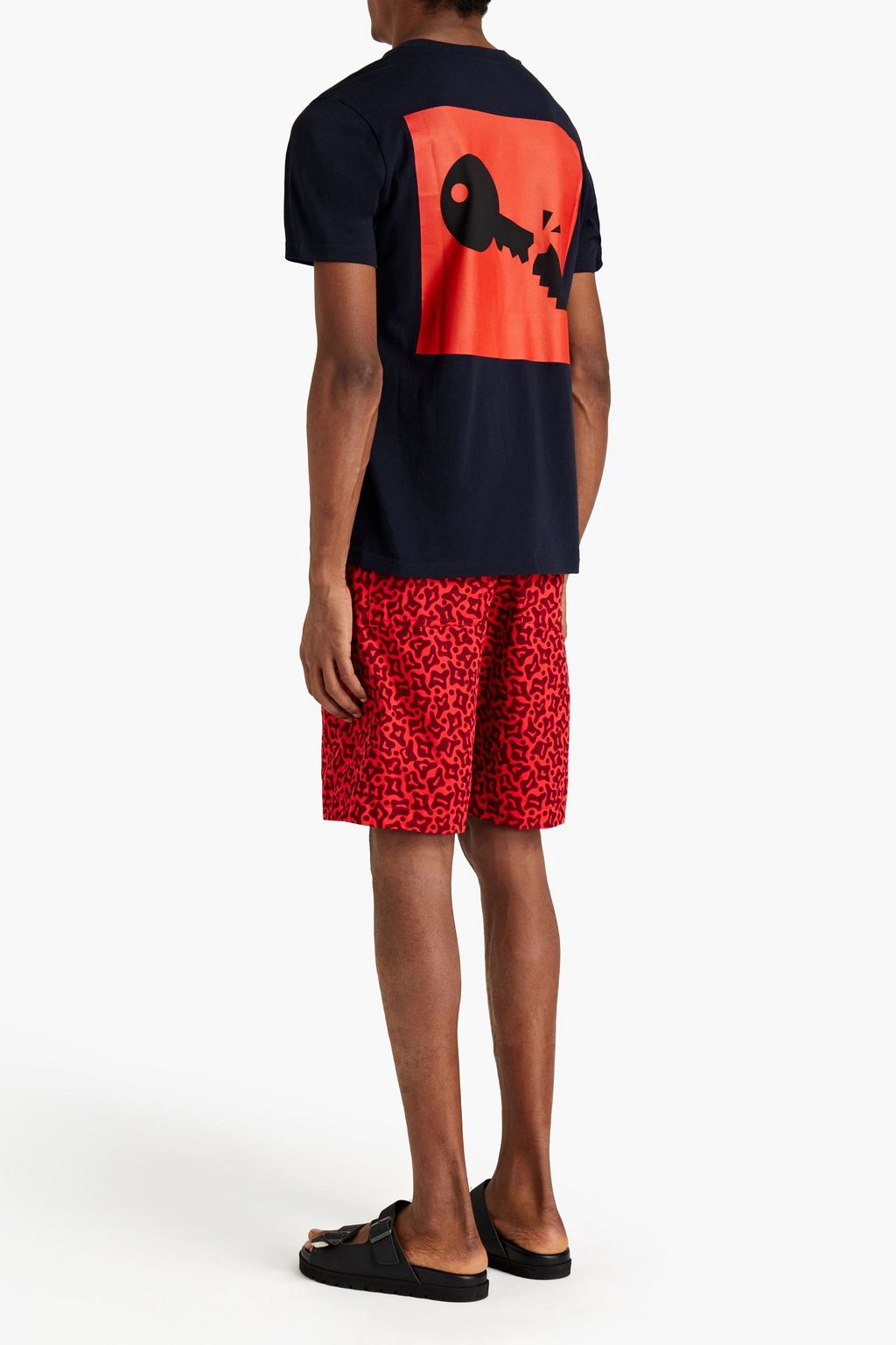 MARNI Appliquéd cotton-jersey T-shirt