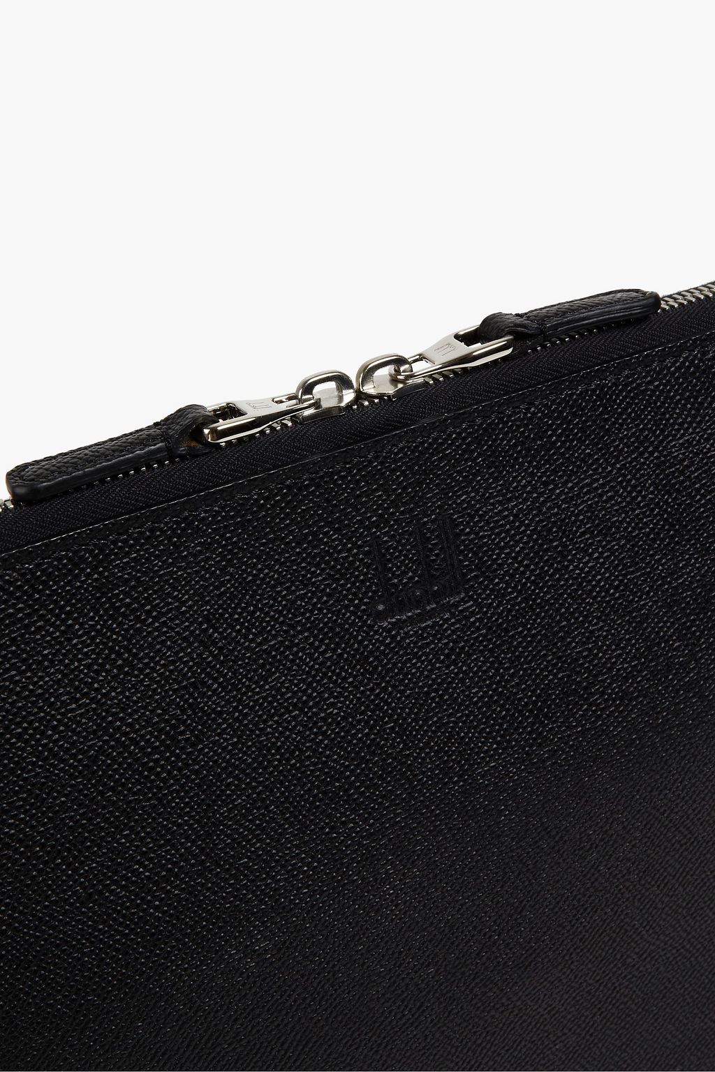 DUNHILL Textured-leather laptop case