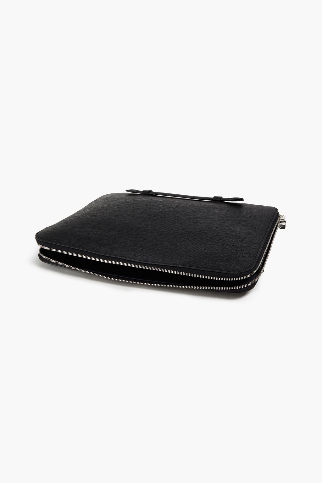 DUNHILL Textured-leather laptop case