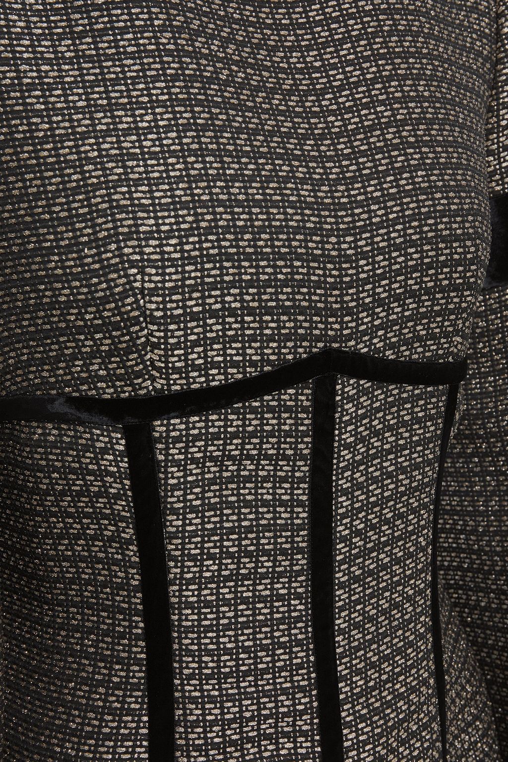 AMANDA WAKELEY Metallic jacquard mini dress