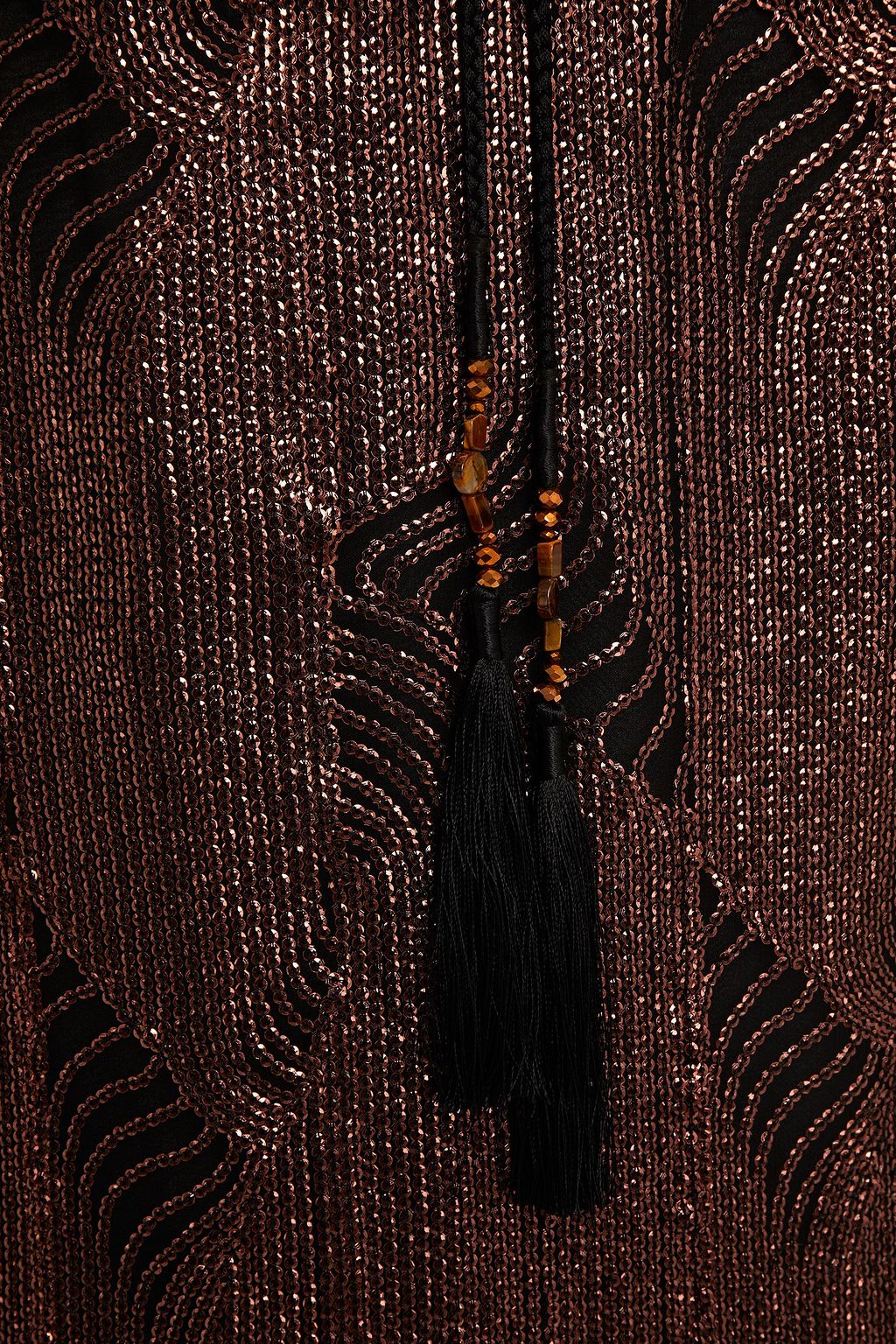 AMANDA WAKELEY Embellished crepe maxi dress