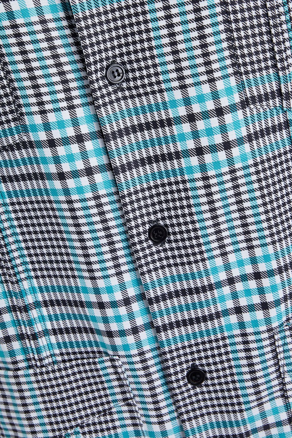 MARNI Prince of Wales checked cotton-jacquard shirt