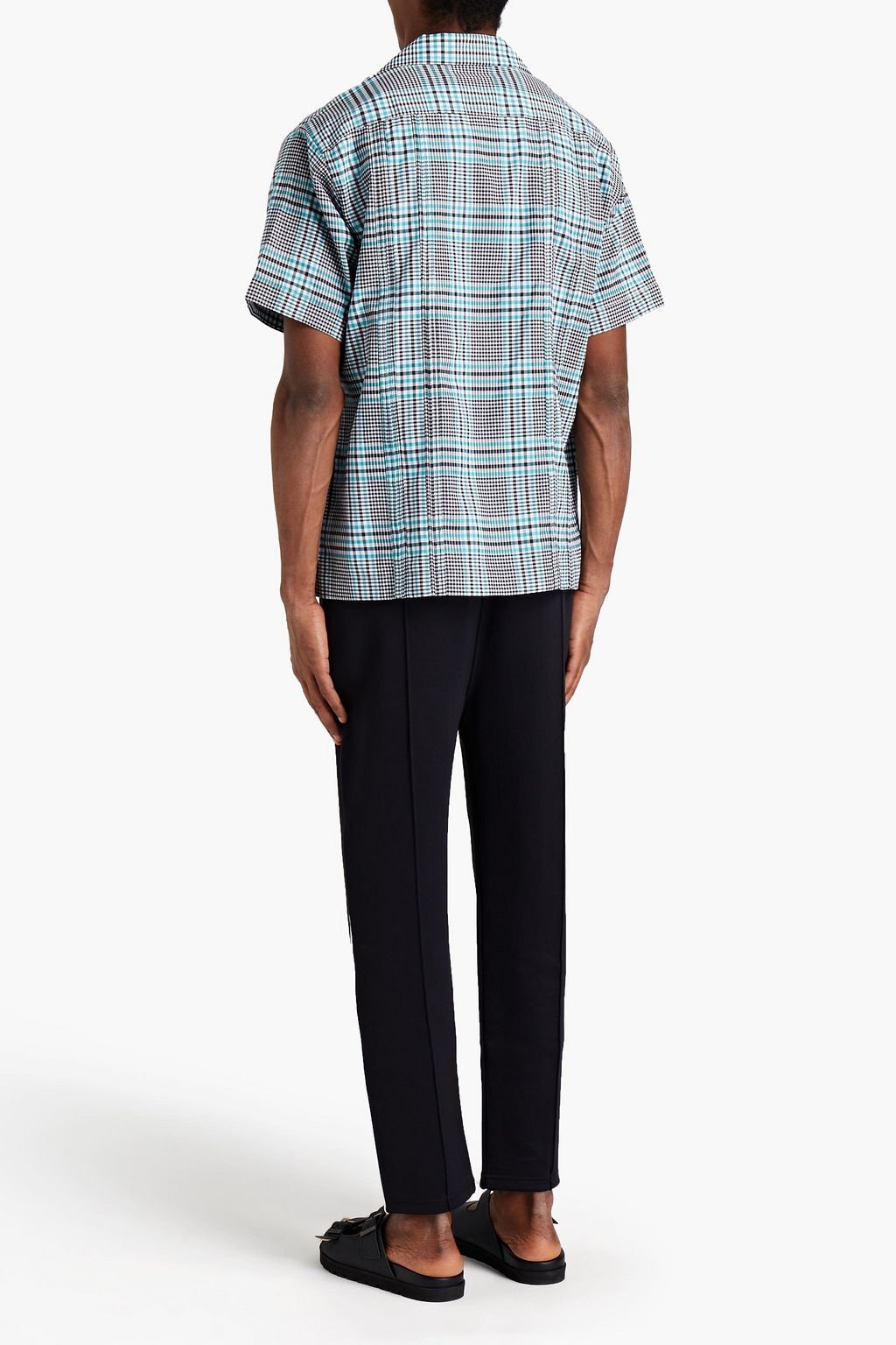 MARNI Prince of Wales checked cotton-jacquard shirt