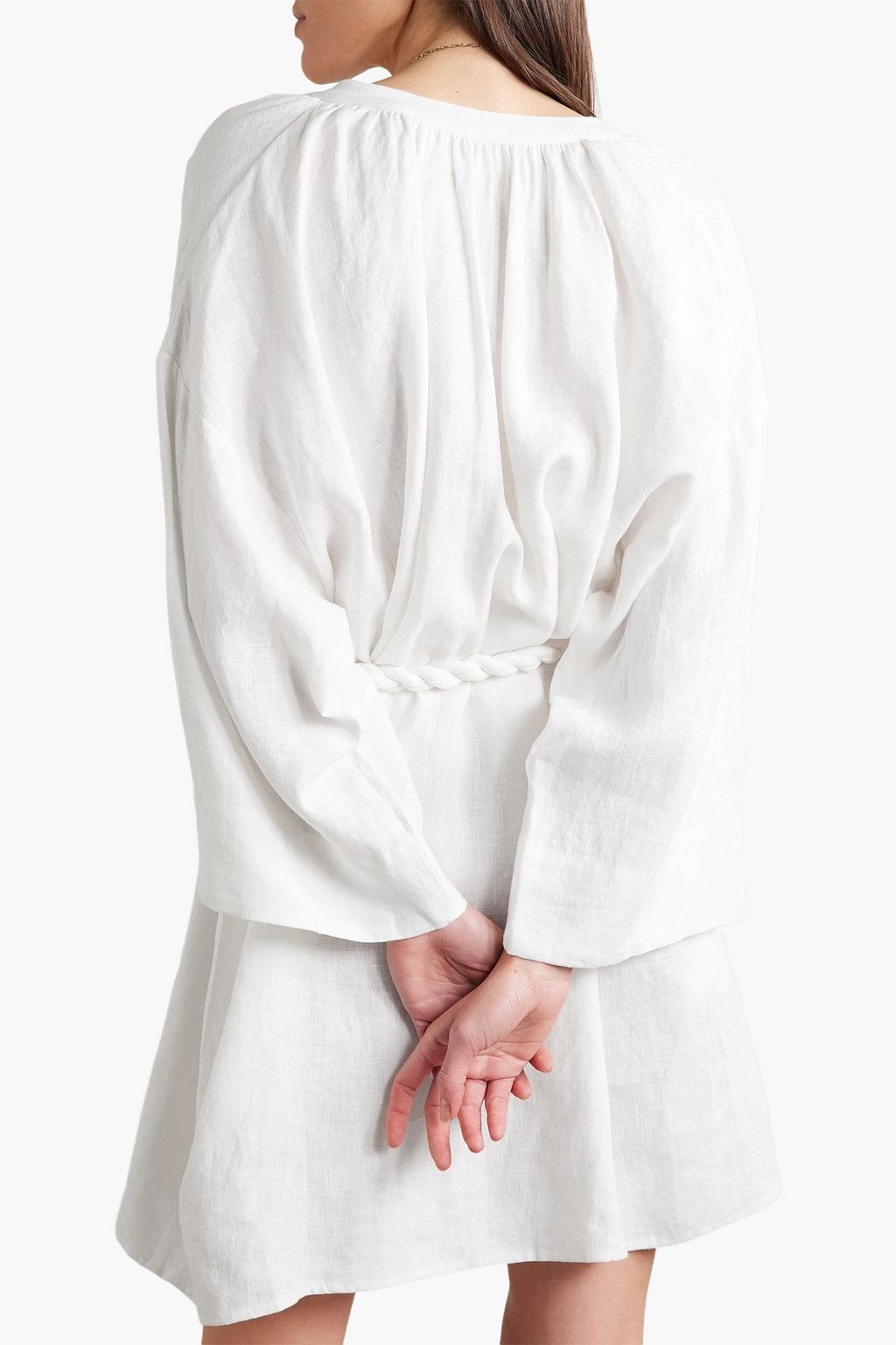 MARA HOFFMAN Sol hemp midi dress