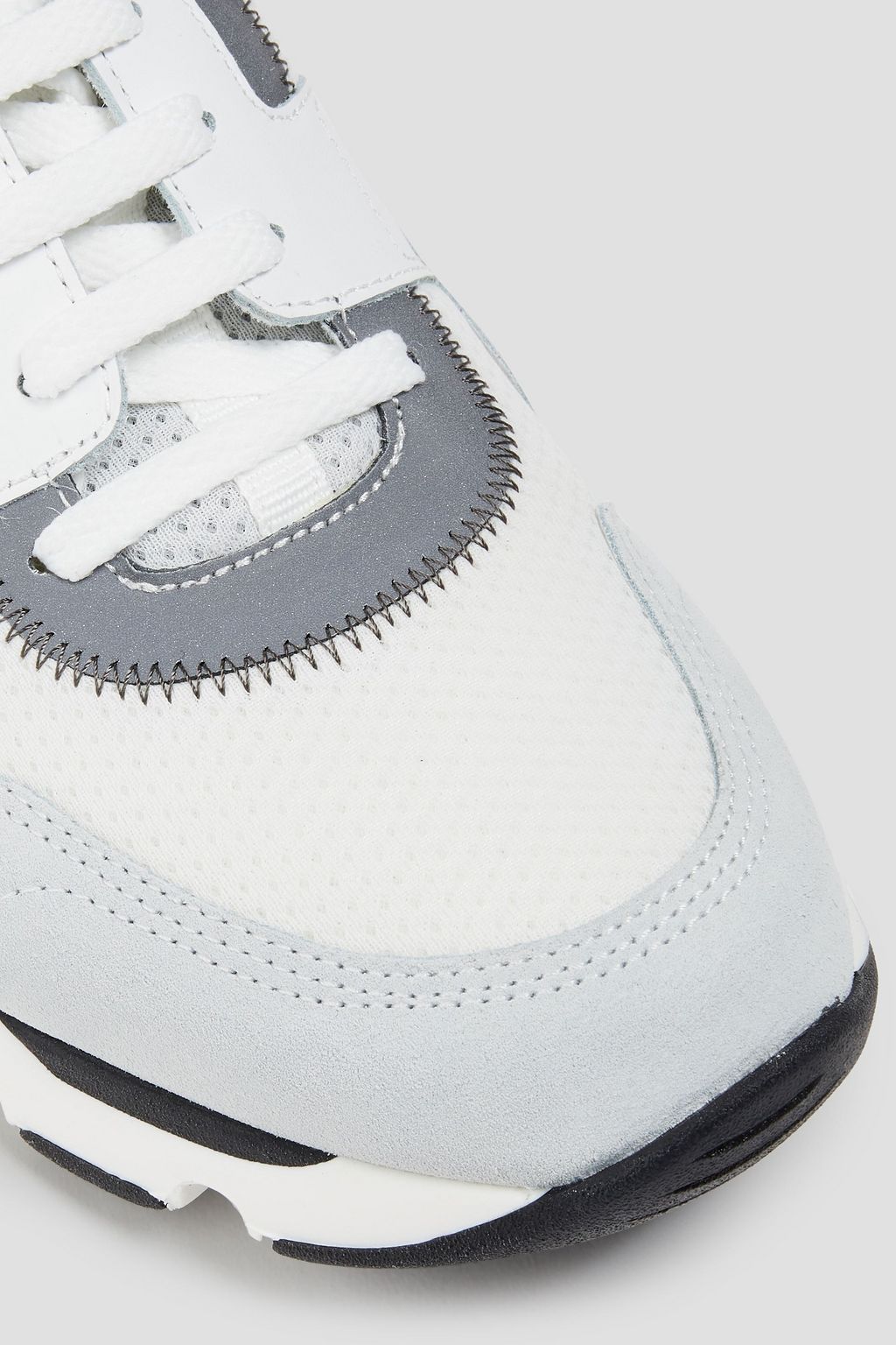 MARNI Mesh, suede and leather sneakers