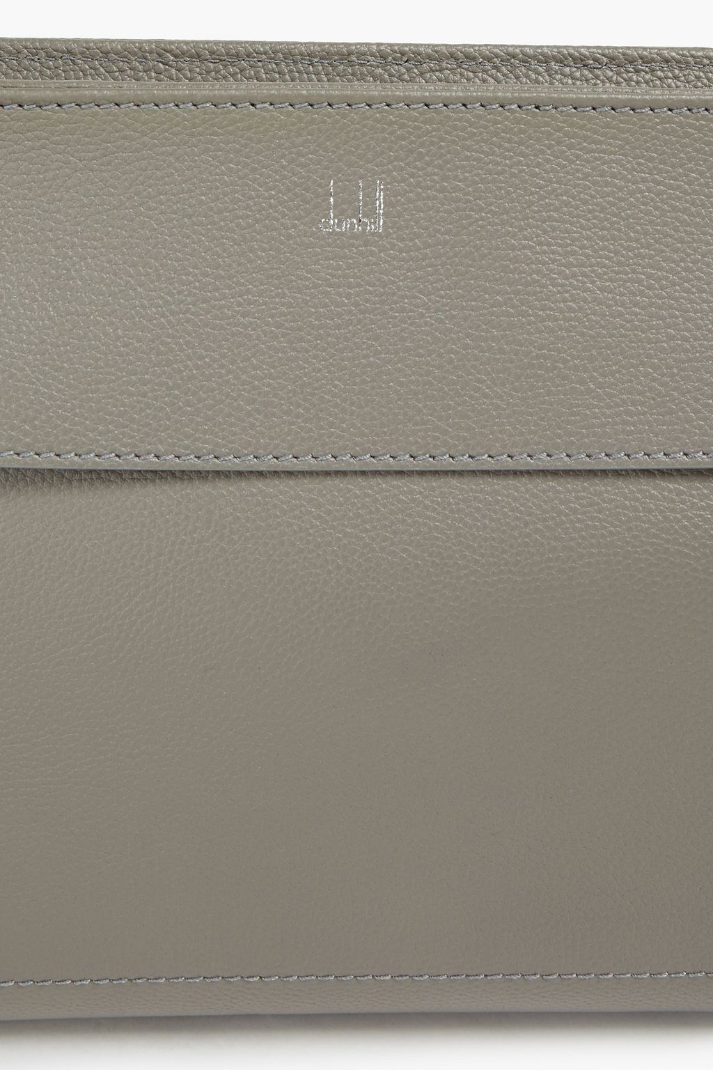 DUNHILL Textured-leather pouch