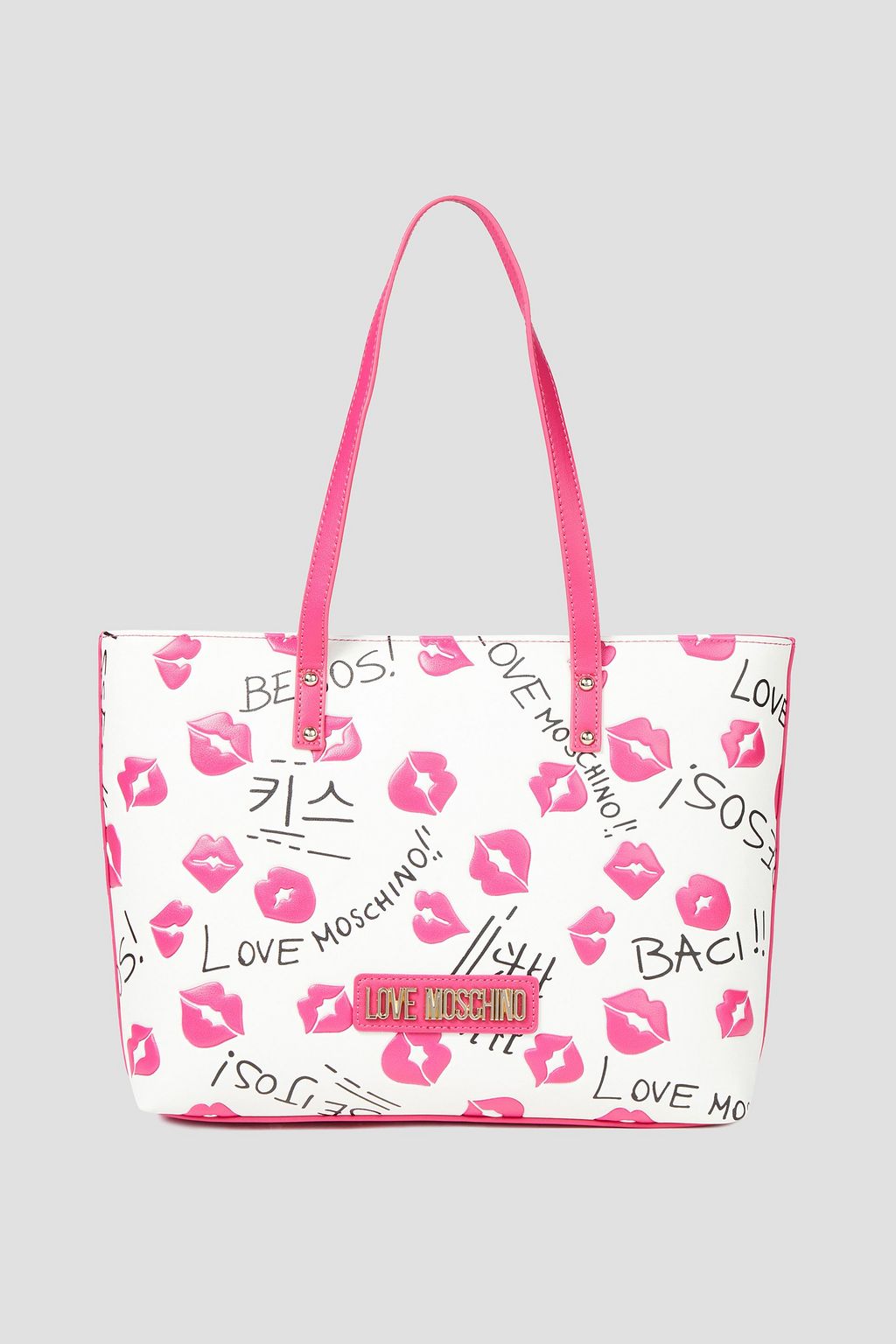 love moschino embossed bag